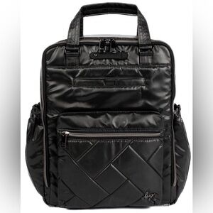 NIP Lug Voyager Backpack in metallic black